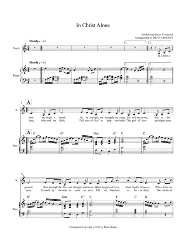 In Christ Alone (arr. Dean Mounts)