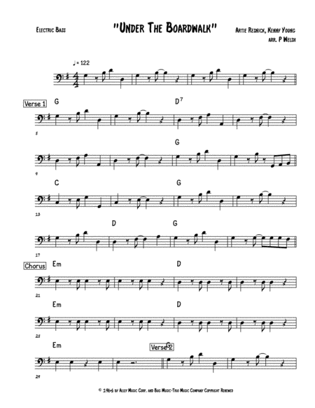 Under The Boardwalk (arr. Paul welsh)