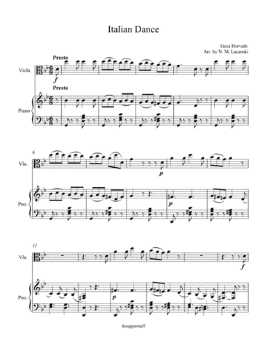 Italian Dance (arr. Nick Lacanski)