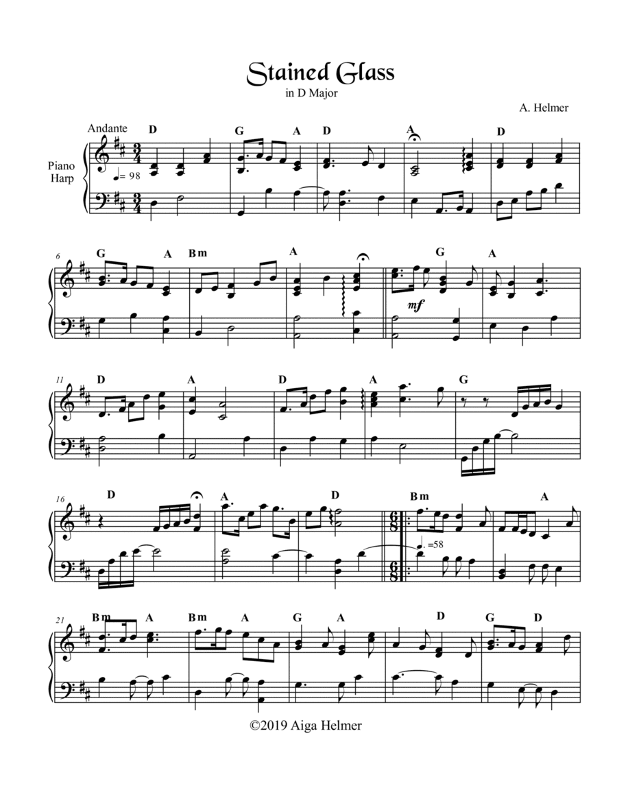 Stained Glass in D Major
