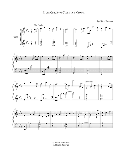 From Cradle To Cross To A Crown