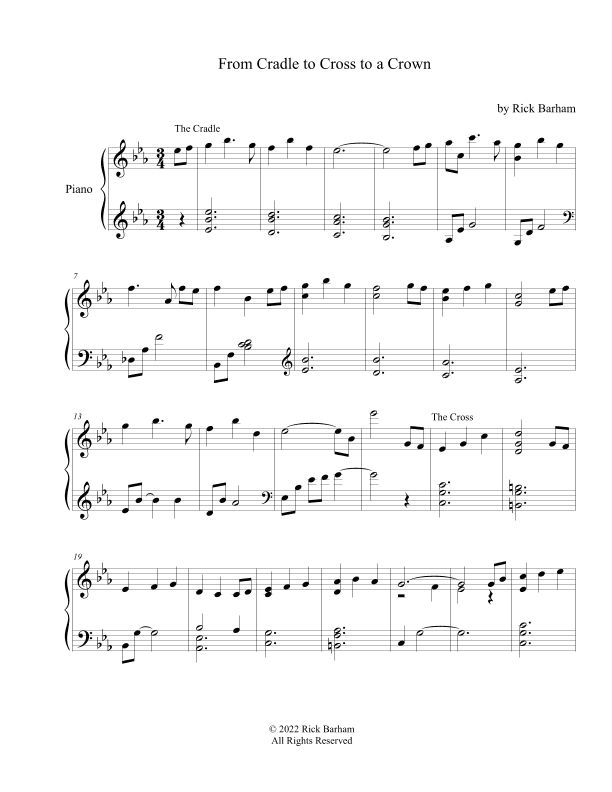 From Cradle To Cross To A Crown