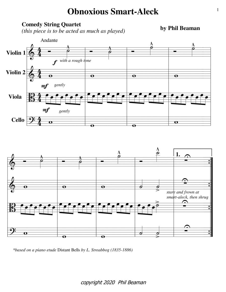 Obnoxious Smart-Aleck-String Quartet 2