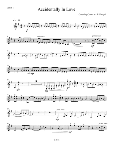 Accidentally In Love (arr. Patrick Forsyth)