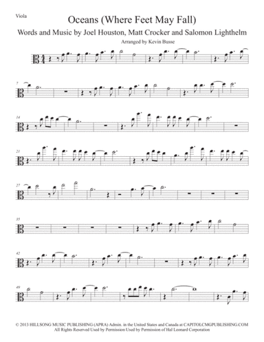 Oceans (Where Feet May Fail) (arr. Kevin Busse)