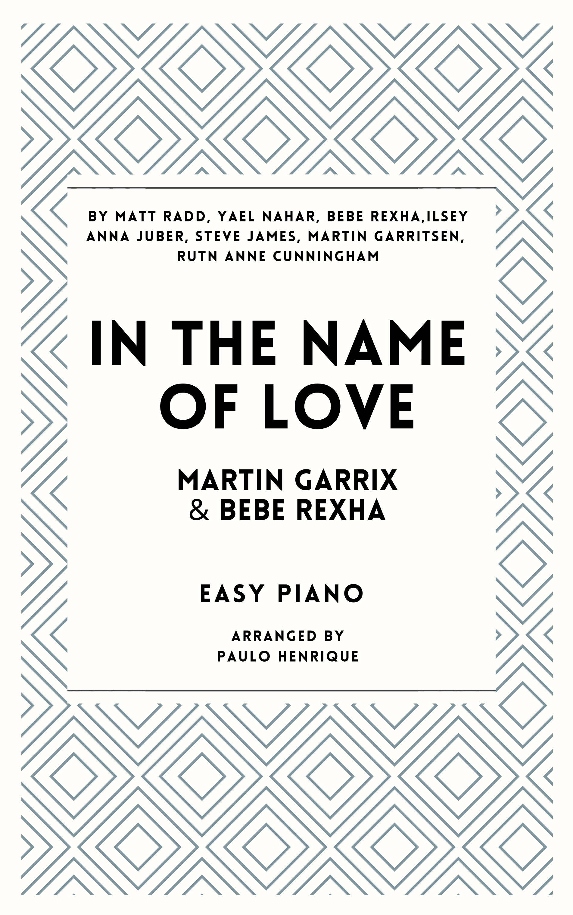 In The Name Of Love (arr. Paulo Henrique)