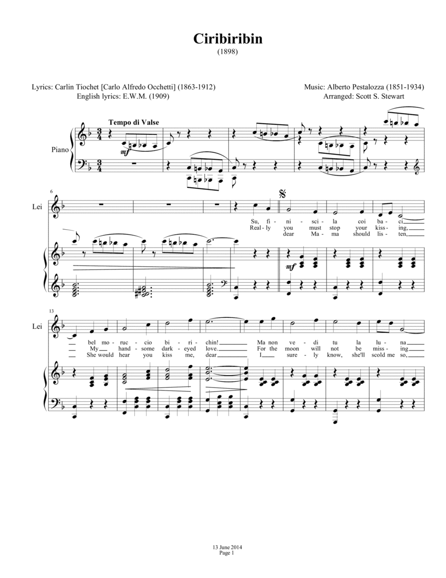Ciribiribin (arr. Scott S. Stewart)
