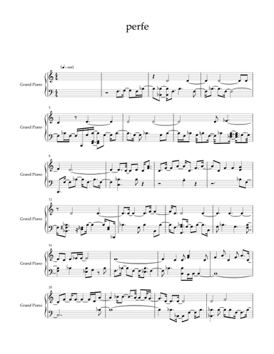 Perfect (arr. by ezequiel)