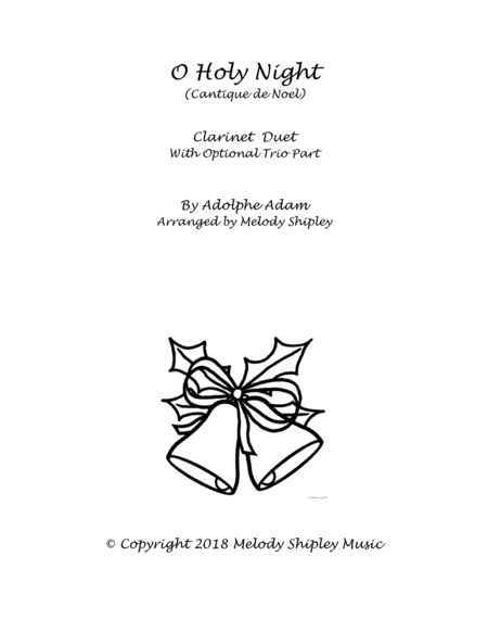 O Holy Night (Cantique de Noel) (arr. Melody Shipley)