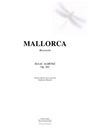 Mallorca (Barcarola) (arr. Stéphane Dupont)