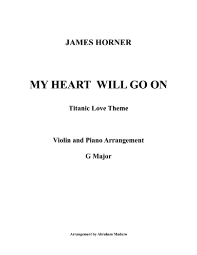 My Heart Will Go On (Love Theme from Titanic) (arr. Abraham Maduro)