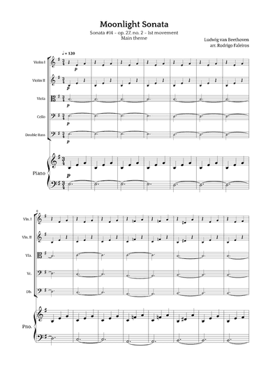 Moonlight Sonata (arr. Rodrigo Faleiros)
