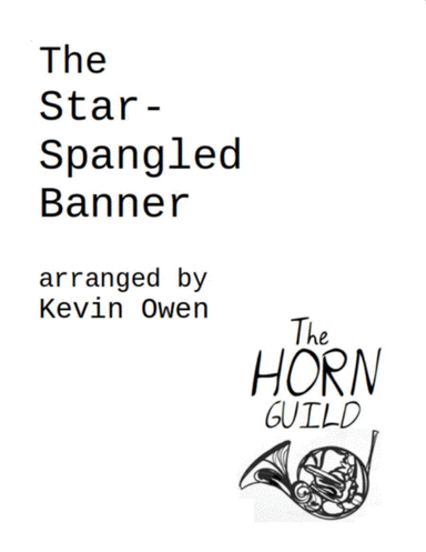The Star Spangled Banner (arr. Kevin Owen)