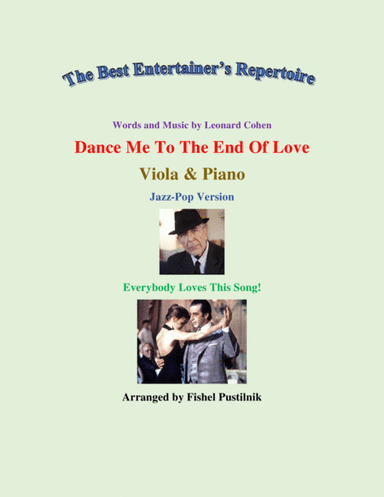 Dance Me To The End Of Love (arr. Fishel Pustilnik)