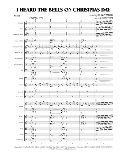 I Heard The Bells On Christmas Day (arr. C. Foster Payne)