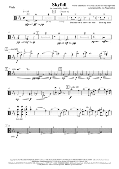 Skyfall (arr. Jan Angermüller)