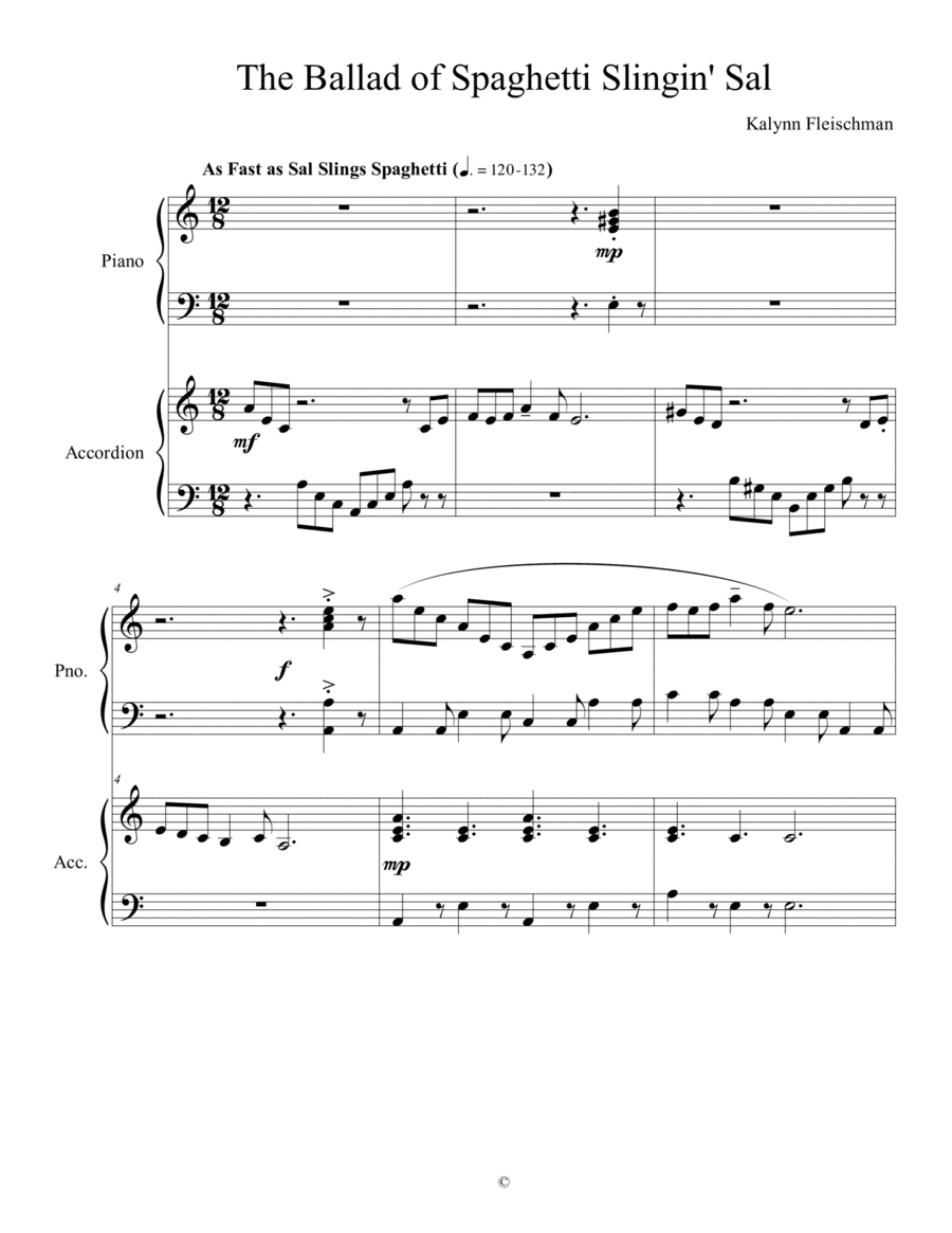 The Ballad of Spaghetti Slingin' Sal