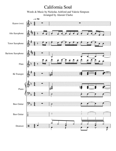 California Soul (arr. Alastair Clarke)