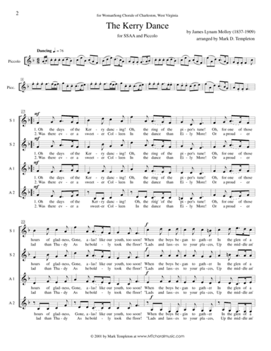 The Kerry Dance (arr. Mark D. Templeton)