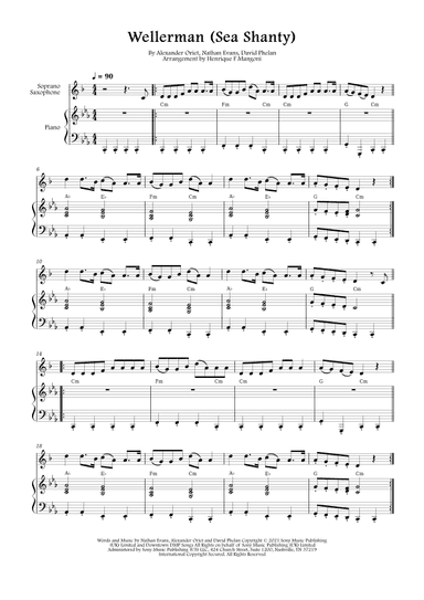 Wellerman (arr. Henrique F Mangoni)