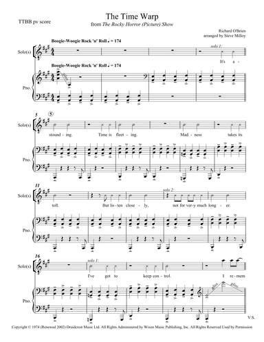 Time Warp (arr. Steve Milloy)