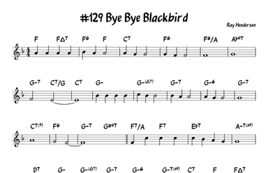 Bye Bye Blackbird (arr. John Fries)