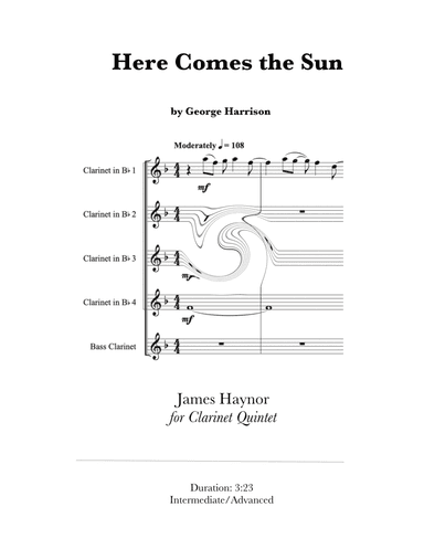 Here Comes The Sun (arr. James Haynor)