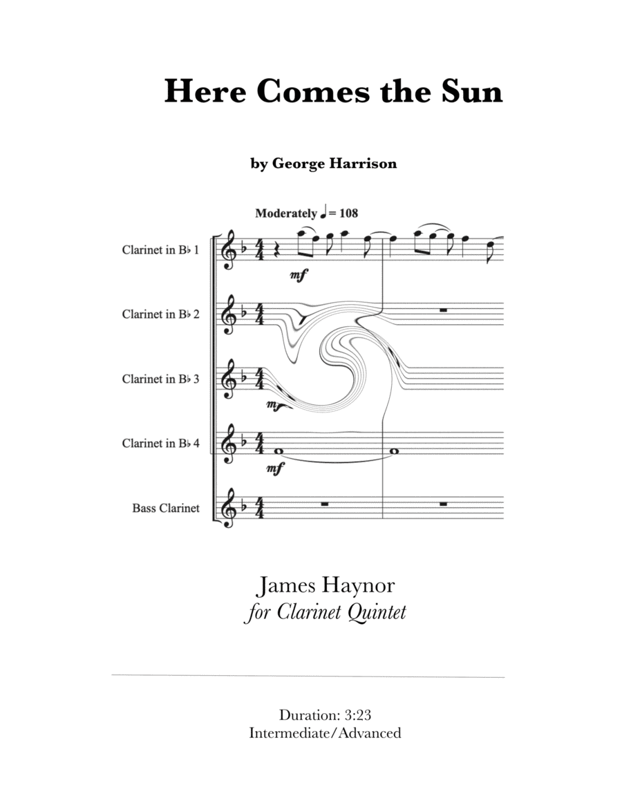 Here Comes The Sun (arr. James Haynor)