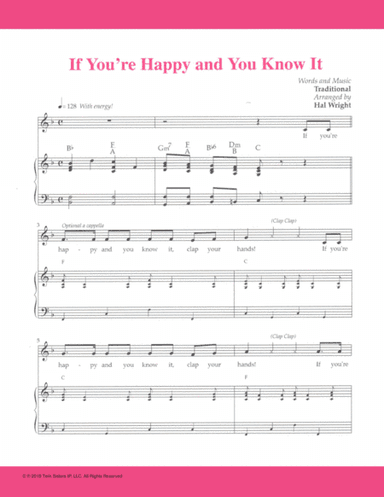 If You’re Happy and You Know It (arr. Hal Wright)