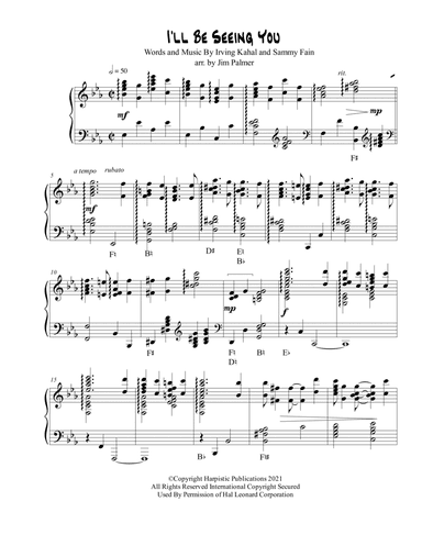 I'll Be Seeing You (arr. Jim Palmer)