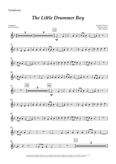 The Little Drummer Boy (arr. Samuel Sequeira)