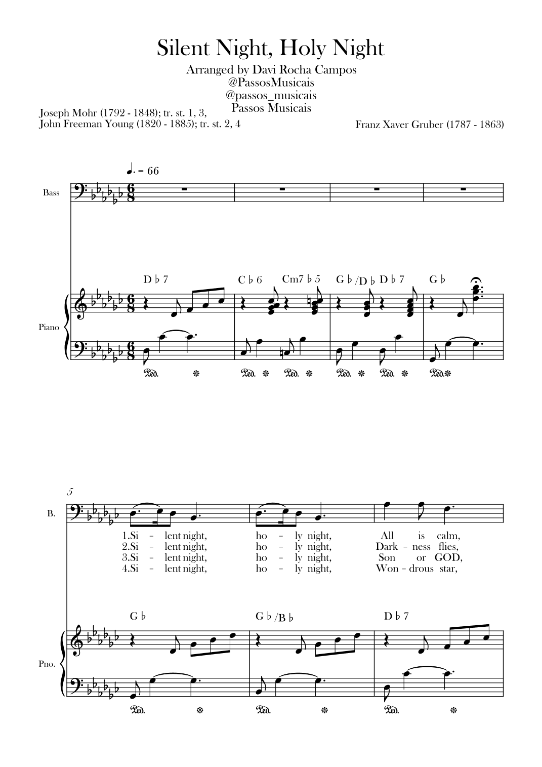 Silent Night, Holy Night (arr. Davi Rocha Campos)
