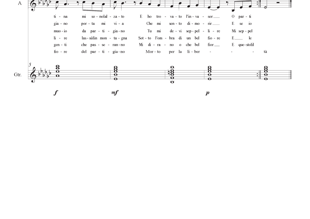 Bella Ciao (arr. Art.o Artaud)