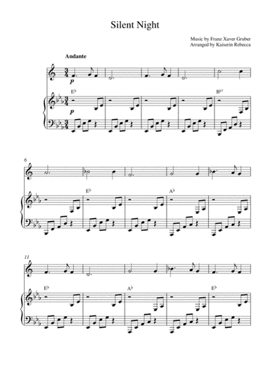 Silent Night (arr. Kaiserin Rebecca)