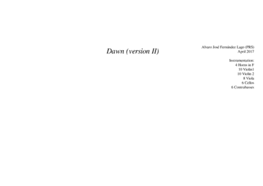 Dawn (version II)