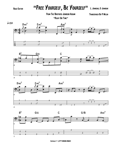 Free Yourself, Be Yourself (arr. Accubass)