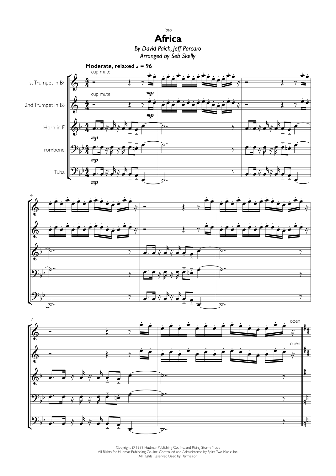 Africa (arr. Seb Skelly)