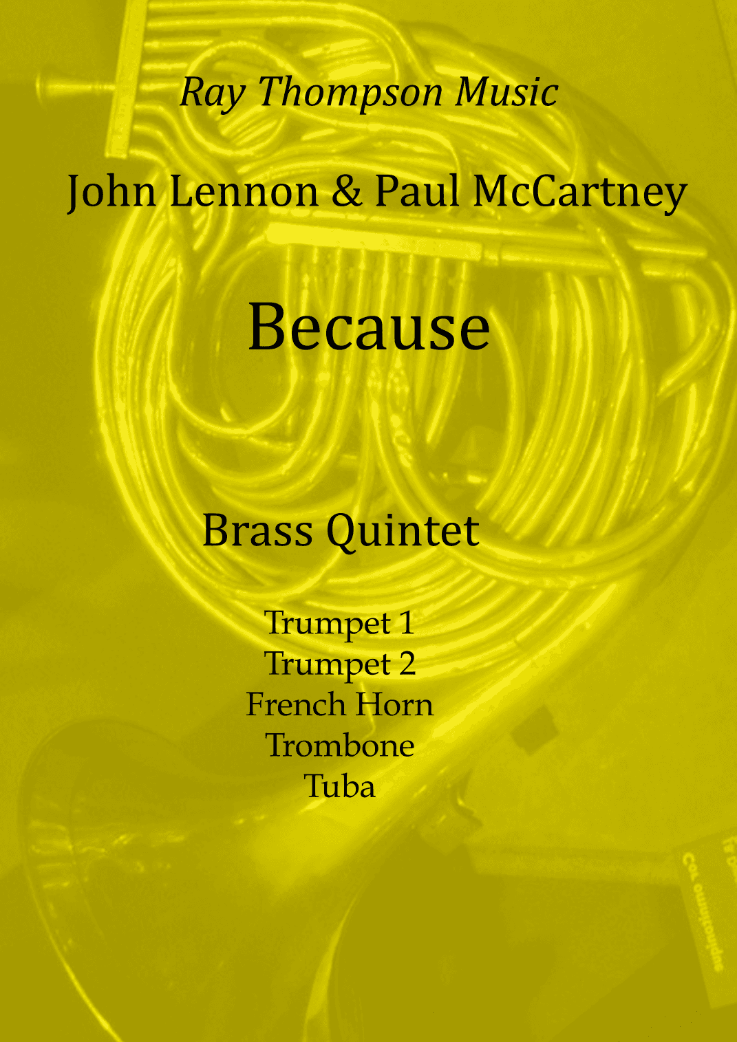 Because (arr. Ray Thompson)