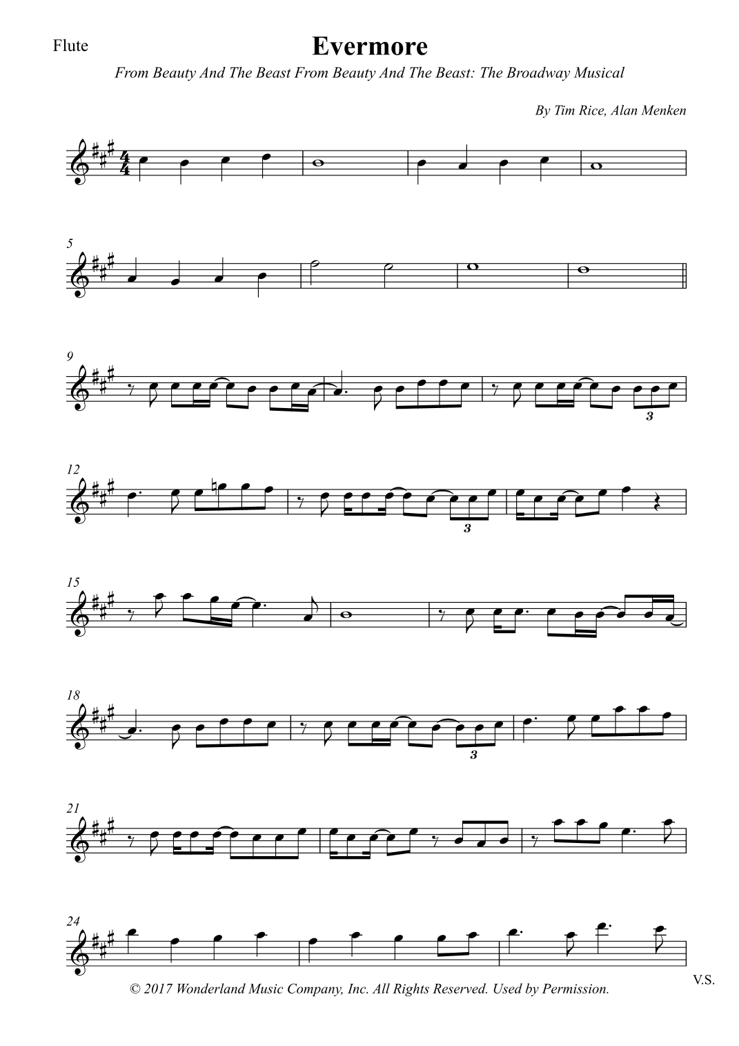 Evermore (arr. Wesley S. SIlva)