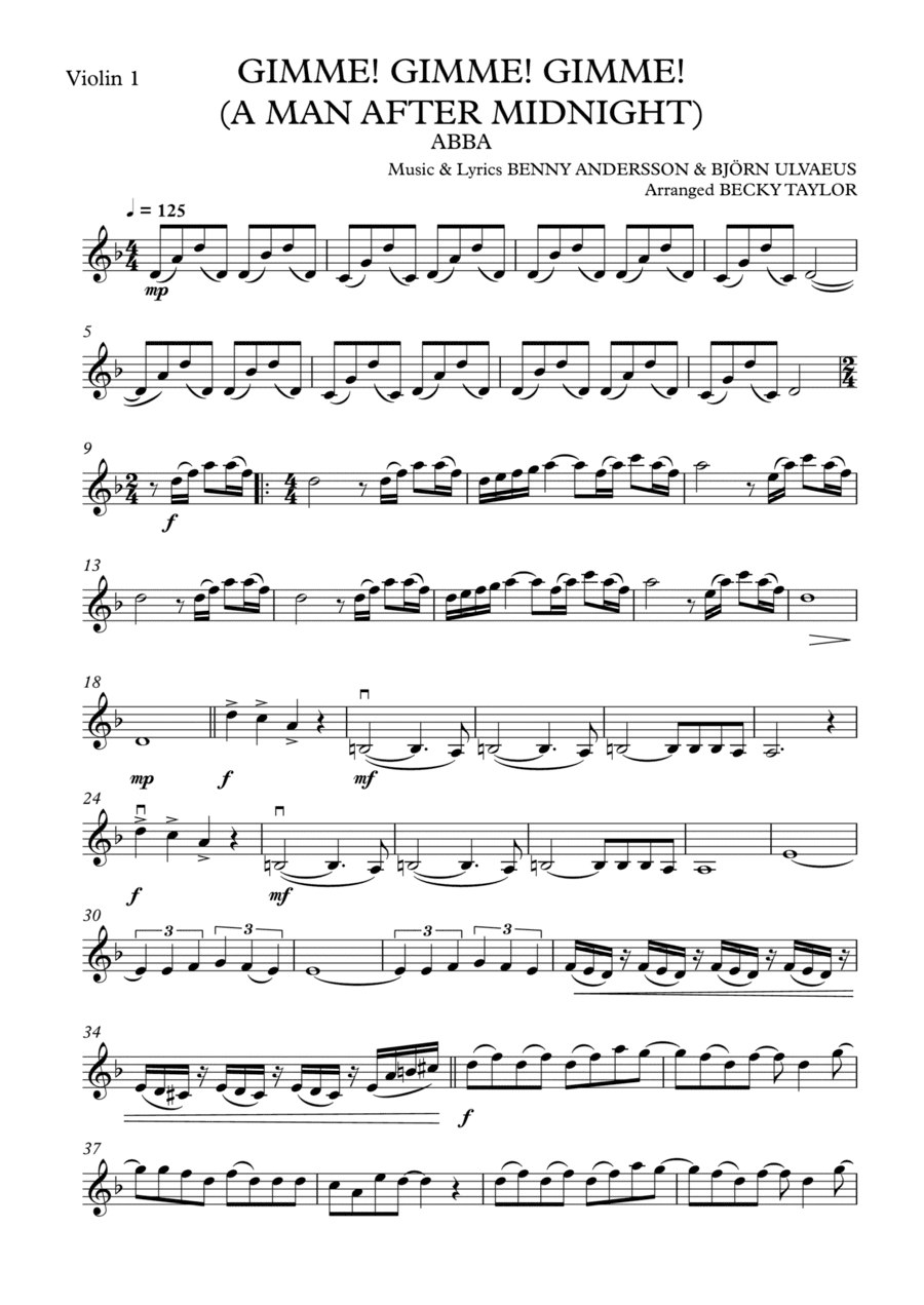 Gimme! Gimme! Gimme! (a Man After Midnight)