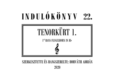 Indulókönyv 2020 - 22 Tenorkürt 1 (violinkulcs)