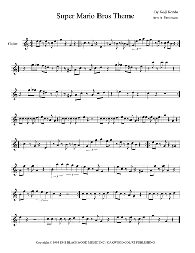 Super Mario Bros Theme