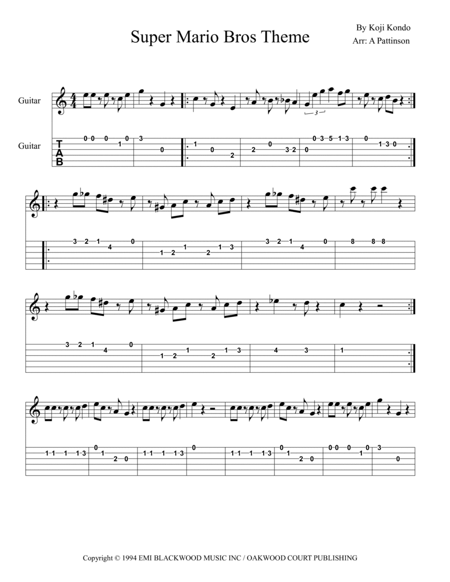 Super Mario Bros Theme