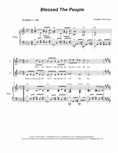 Psalms for Pentecost through Corpus Christi (Year B) (Duet for Soprano and Alto solo)