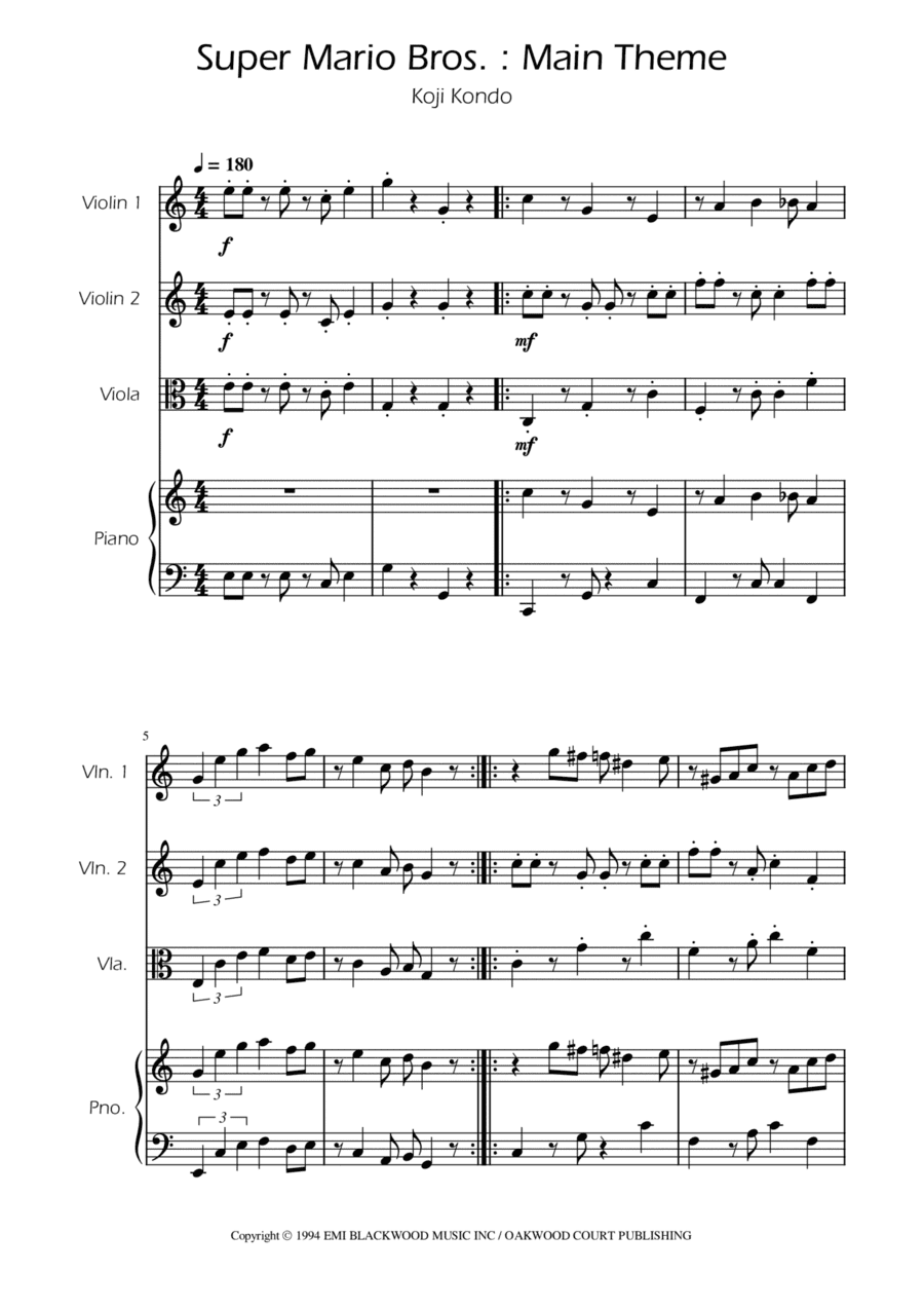 Super Mario Bros Theme