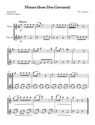 Minuet (from Don Giovanni)