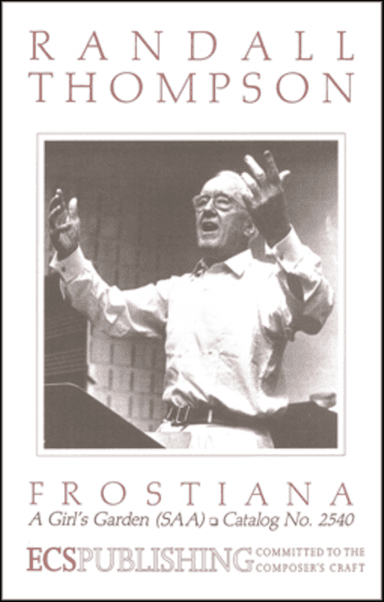 A Girl's Garden - SAA - From "Frostiana"