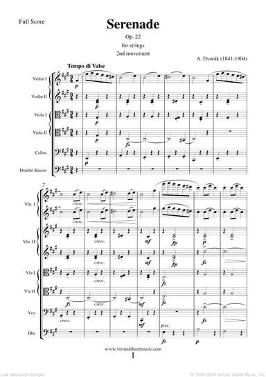 Serenade Op. 22