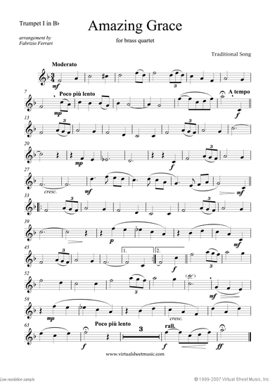 Amazing Grace (parts)