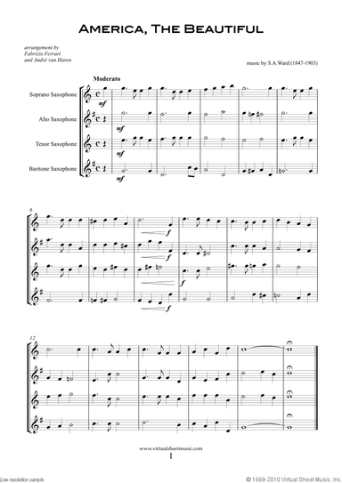 Patriotic Collection, USA Tunes and Songs (f.score)